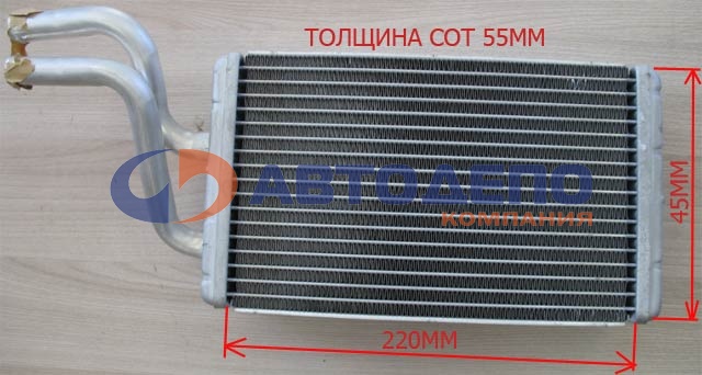 Радиатор печки HR-104 /TOYOTA HIACE LH100/ AD на  