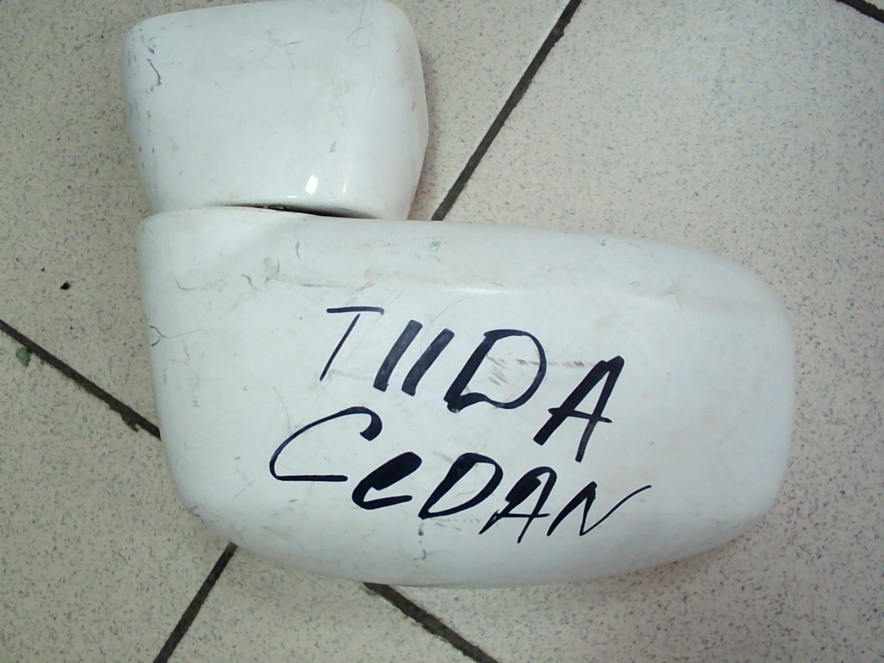 Зеркало NIS TIIDA -LATIO   R  (белое мех) на NISSAN TIIDA-LATIO