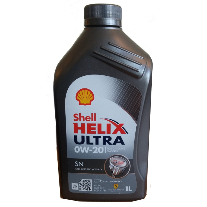 Масло Shell Helix Ultra 0W-20 (SN) 1л (услуга по замене масла)(синтетика) на  