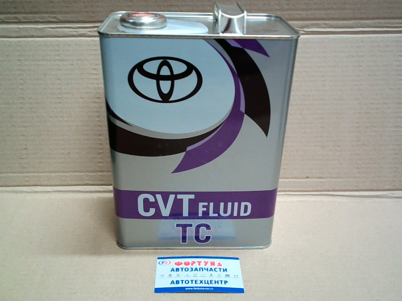 Масло трансмиссионное TOYOTA CVT 08886-02105 CVT Fluid TC/вязкость 7.02/(4.0л. Ж/Б) для cvt до 2013 (услуга по замене масла) на  