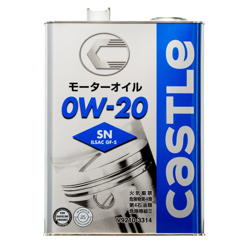 Масло CASTLE 0W-20 (4л)(синтетическое)/SN SAE, ILSAC GF-5/ V9210-3314/ (услуга по замене масла) на  