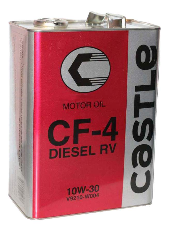 Масло CASTLE 10W-30 (4л)(синтетическое)/CF-4 SAE /V9210-W004/(услуга по замене масла) на  