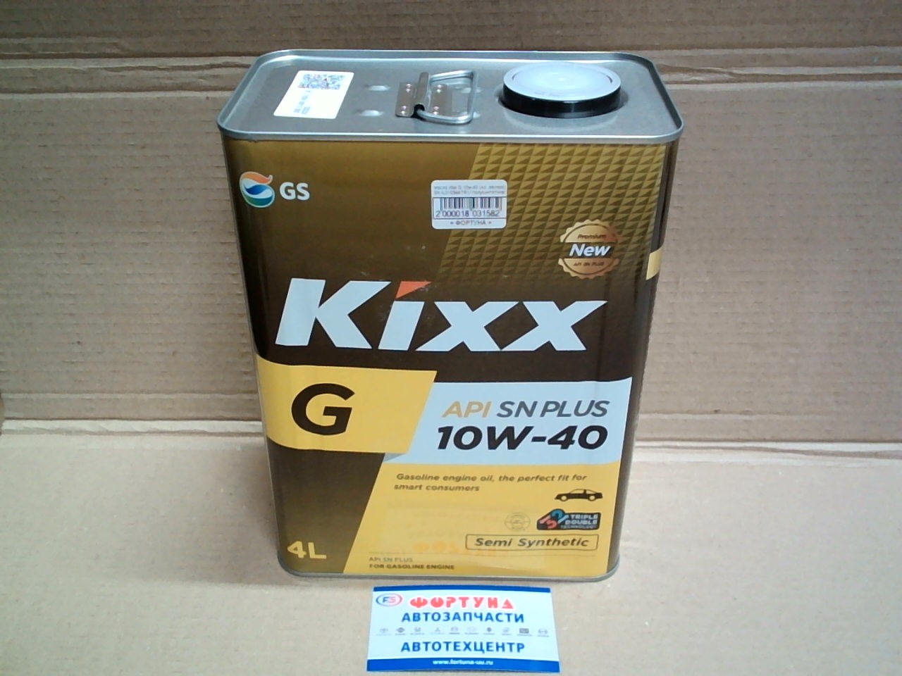 Масло Kixx G 10w-40 (4л. железо) SN /L210944TR1/ полусинтетика/ на  