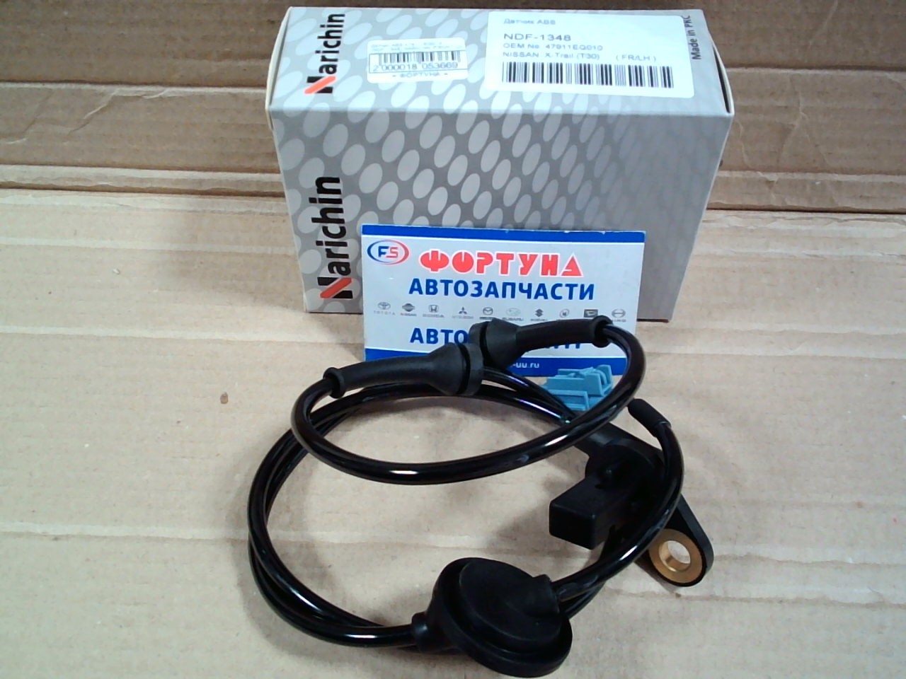 Датчик ABS 47911-EQ010 (NDF-1348) NARICHIN /FRONT LH NISSAN X-Trail T30/ на  