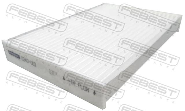 Фильтр салонный AC-216E (0243-002) Febest /Juke F15 '10-, Tiida C13 '15-,  Pulsar C12, C13 '14-,  RENAULT Fluence,  Megane III/ на  