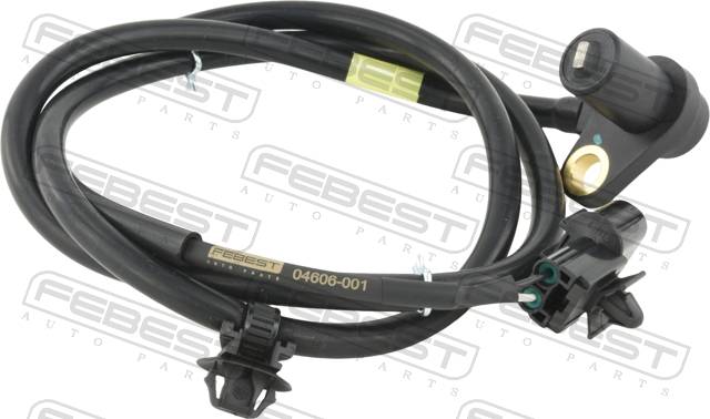 Датчик ABS MR527311 (04606-001) Febest /FRONT LH MITSUBISHI LANCER, LANCER CEDIA CS, CT# 2000.03-2009.08/