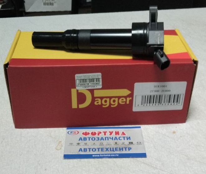Катушки Зажигания 27300-2E000 (DIKI001) DAGGER /Elantra MD 1.8 '10-,  i30 GD 1.8 '12-,  i40 2.0 '12-,  ix35 2.0 '11-,  Sonata YF 2.0 '12-,  KIA Carens 2.0/ на  