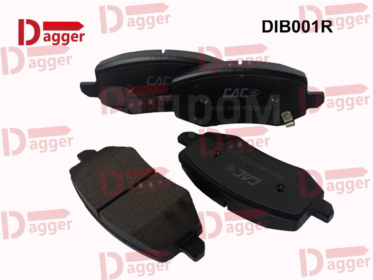 Колодки DIB001R DAGGER /REAR TANK 300/ [3502140XKM01A] на  