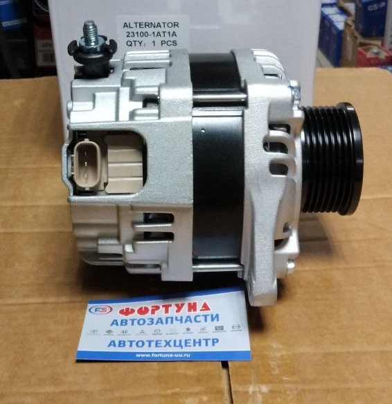 Генератор YD25,  YD25DDTI (23100-1AT1A) DAGGER /Murano Z51,  Navara D40M,  Pathfinder R51M/150A фишк.овал 3pin/шкив 7pk./ на  